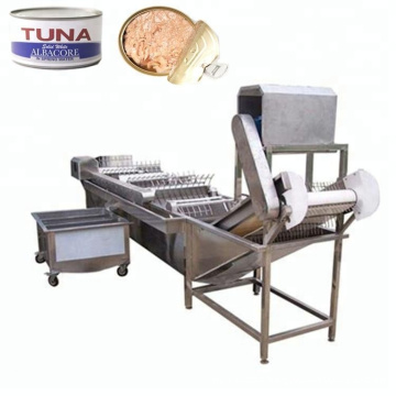 Round tuna fish processing line canned tuna machine